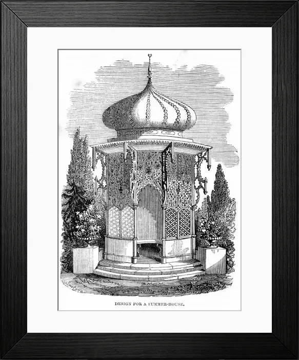 Framed Print : Design for a Summer House Framed Print : Design for a Summer House