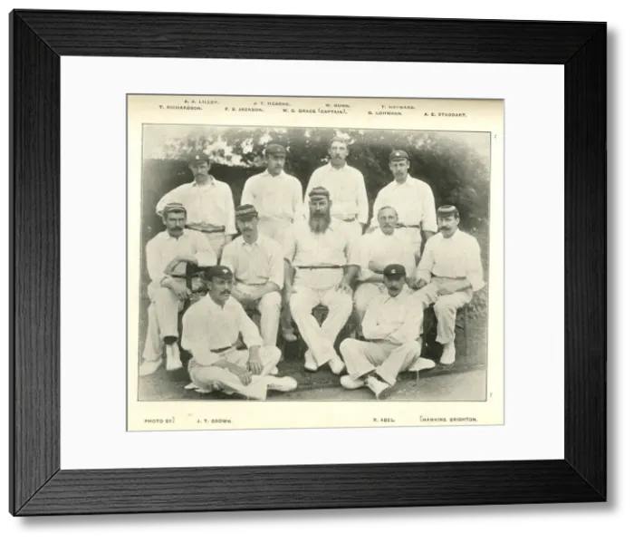 Framed Print : England Cricket Team, the Oval, 1896 Framed Print : England Cricket Team, the Oval, 1896