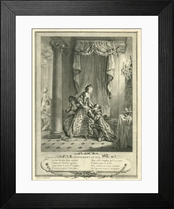 Framed Print : The Incident at the Ball Framed Print : The Incident at the Ball