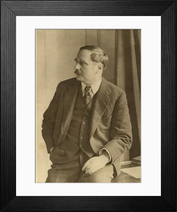 Framed Print : H G Wells, English author Framed Print : H G Wells, English author