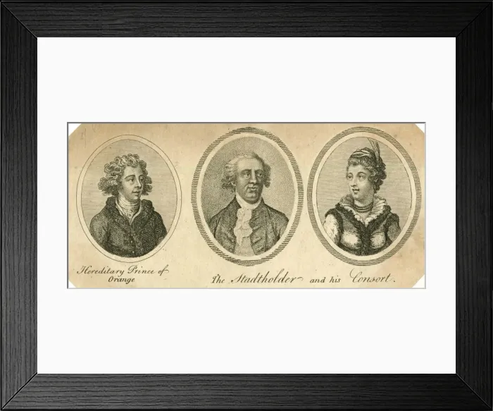 Framed Print : Hereditary Prince of Orange, Stadtholder and Consort Framed Print : Hereditary Prince of Orange, Stadtholder and Consort