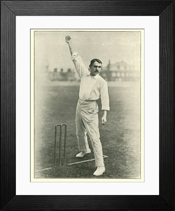 Framed Print : J T Herne, cricketer Framed Print : J T Herne, cricketer