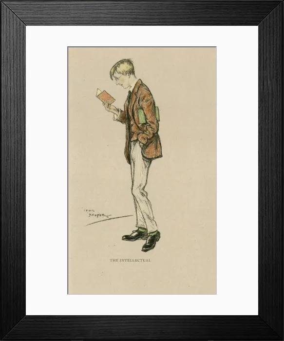 Framed Print : Lighter Side of School Life by Lewis Baumer Framed Print : Lighter Side of School Life by Lewis Baumer