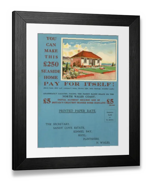 Framed Print : Sandy Cove Estate, Kimnel Bay, Rhyl, North Wales Framed Print : Sandy Cove Estate, Kimnel Bay, Rhyl, North Wales