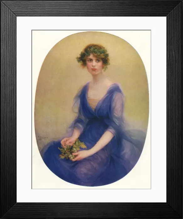 Framed Print : Miss Dudley Ward by A Jonniaux Framed Print : Miss Dudley Ward by A Jonniaux