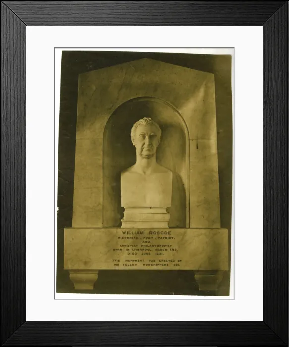 Framed Print : William Roscoe, historian, poet and philanthropist Framed Print : William Roscoe, historian, poet and philanthropist