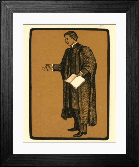 Framed Print : Some Clerical Types by John Kendal, A Son of Balliol Framed Print : Some Clerical Types by John Kendal, A Son of Balliol