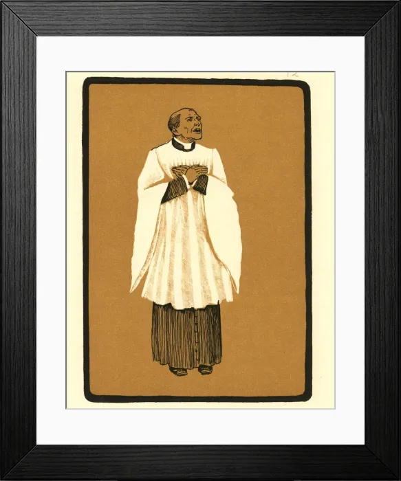 Framed Print : Some Clerical Types by John Kendal, Exaltation Framed Print : Some Clerical Types by John Kendal, Exaltation
