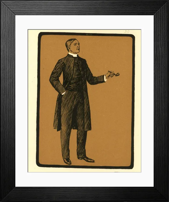 Framed Print : Some Clerical Types by John Kendal, Finality Framed Print : Some Clerical Types by John Kendal, Finality
