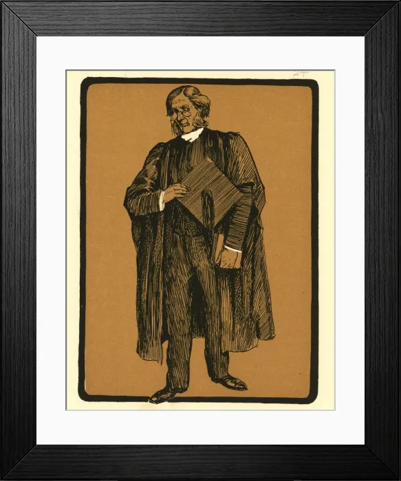 Framed Print : Some Clerical Types by John Kendal, The Disciplinarian Framed Print : Some Clerical Types by John Kendal, The Disciplinarian