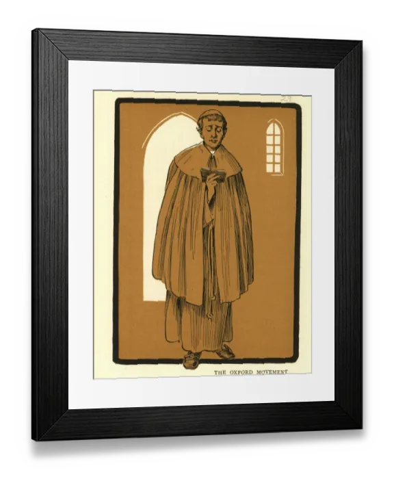 Framed Print : Some Clerical Types by John Kendal, The Oxford Movement Framed Print : Some Clerical Types by John Kendal, The Oxford Movement