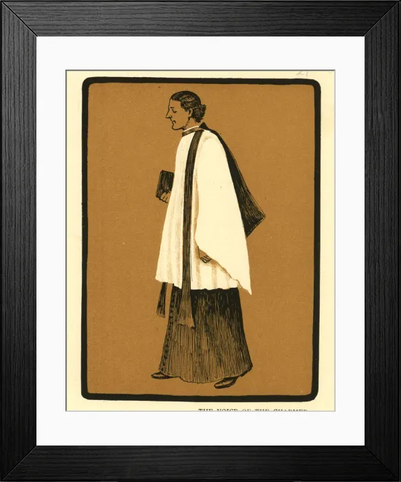 Framed Print : Some Clerical Types by John Kendal, The Voice of the Charmer Framed Print : Some Clerical Types by John Kendal, The Voice of the Charmer