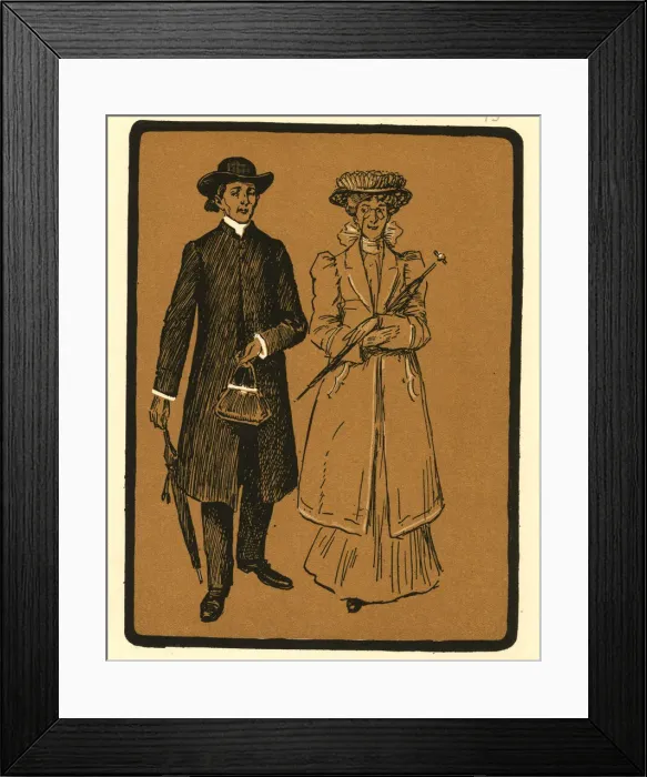 Framed Print : Some Clerical Types by John Kendal, Two Years After Framed Print : Some Clerical Types by John Kendal, Two Years After