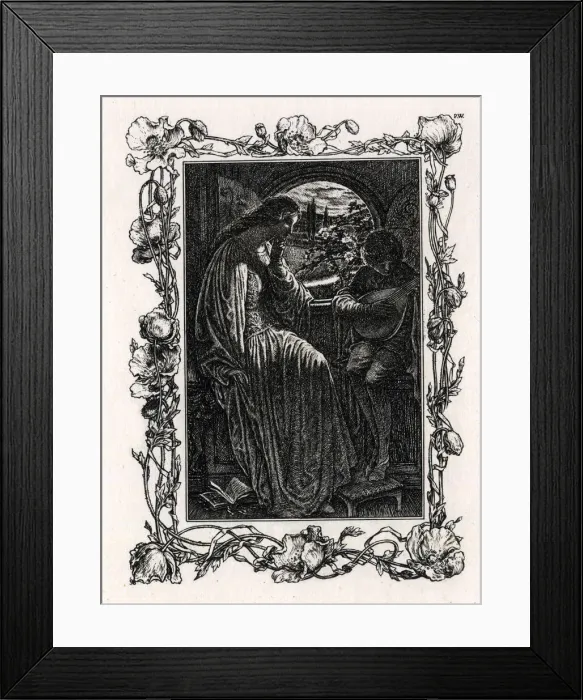 Framed Print : Songs from the Plays of Shakespeare, Paul Woodroffe Framed Print : Songs from the Plays of Shakespeare, Paul Woodroffe