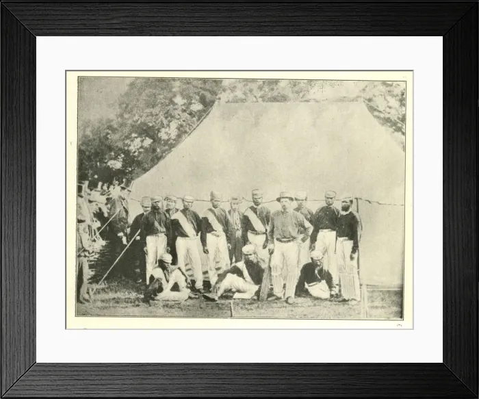 Framed Print : The Australian Aborigines Cricket Team 1868 Framed Print : The Australian Aborigines Cricket Team 1868