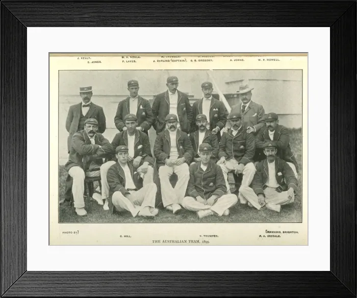 Framed Print : The Australian Cricket Team 1899 Framed Print : The Australian Cricket Team 1899