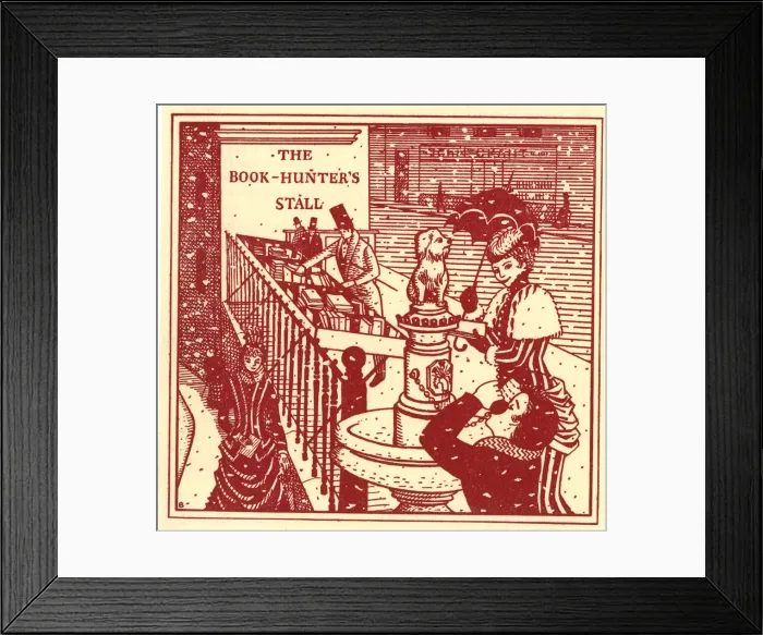 Framed Print : The Book Hunters Stall Framed Print : The Book Hunters Stall