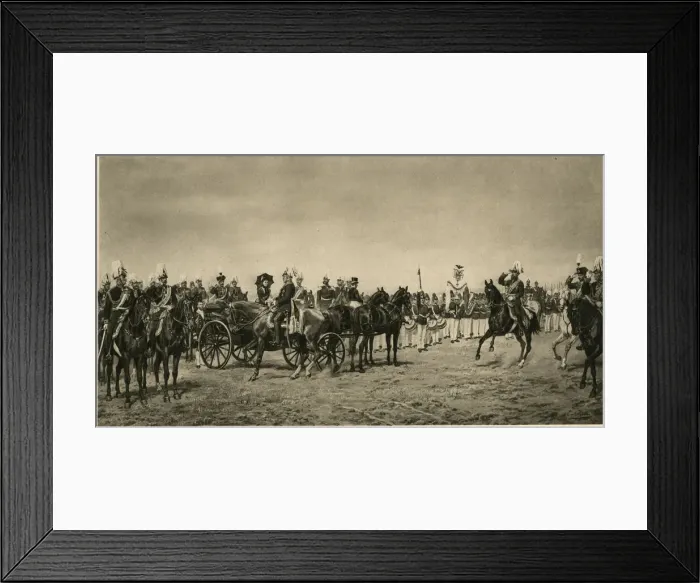 Framed Print : The Imperial Parade at Lommersum, 1884 Framed Print : The Imperial Parade at Lommersum, 1884