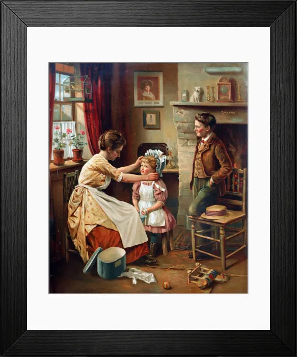 Framed Print : The New Bonnet Framed Print : The New Bonnet