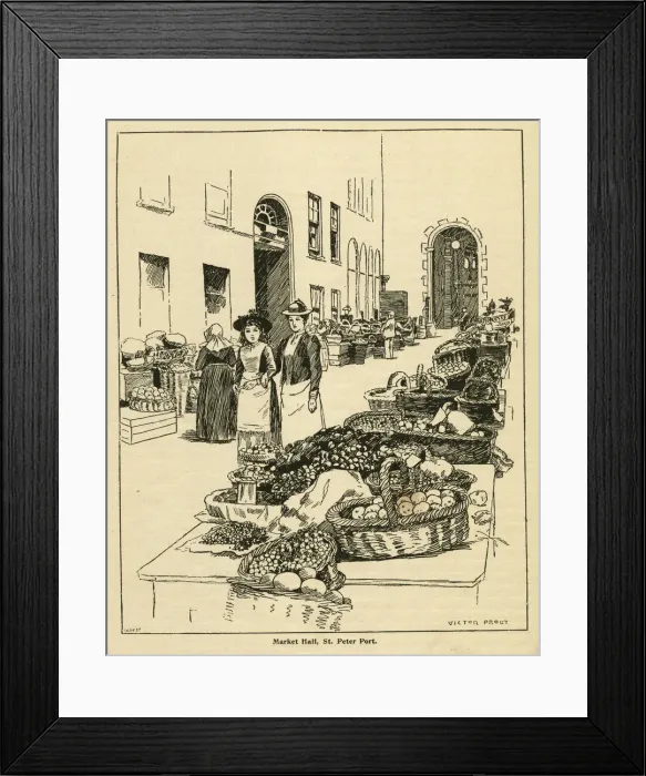 Framed Print : Two Knapsacks in the Channel Islands Framed Print : Two Knapsacks in the Channel Islands