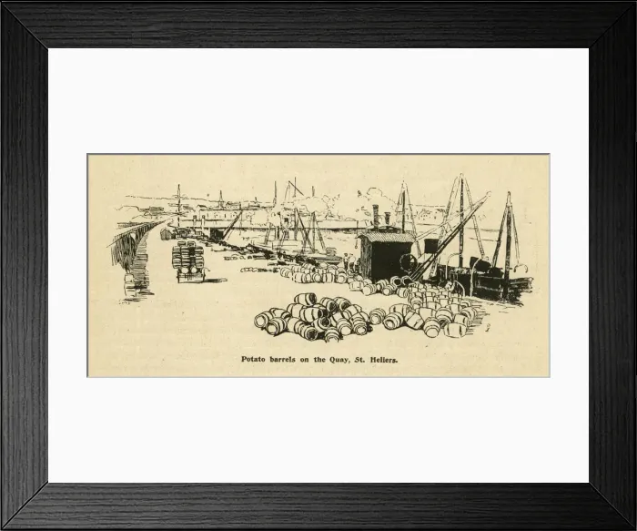 Framed Print : Two Knapsacks in the Channel Islands Framed Print : Two Knapsacks in the Channel Islands