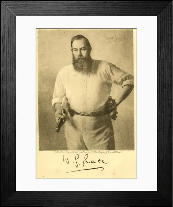 Framed Print : W G Grace, legendary cricketer Framed Print : W G Grace, legendary cricketer