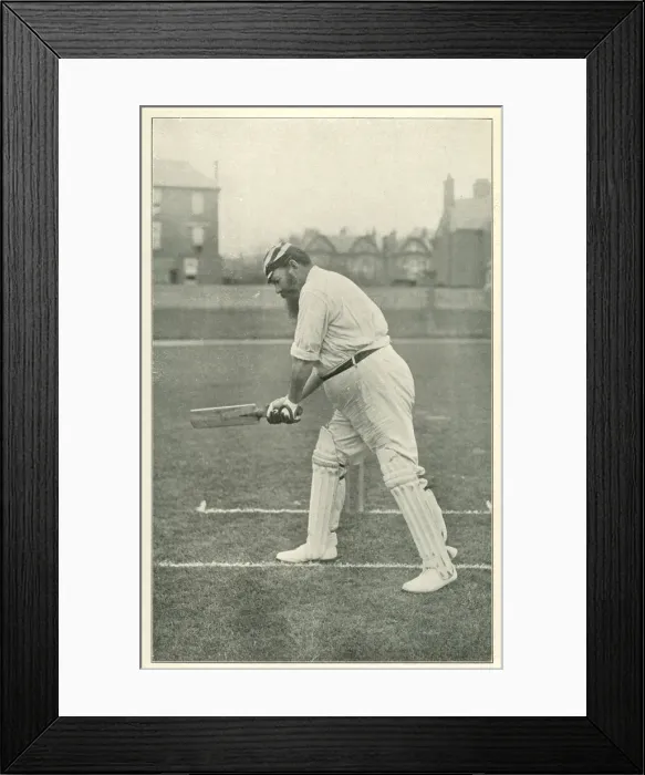 Framed Print : W G Grace, legendary cricketer