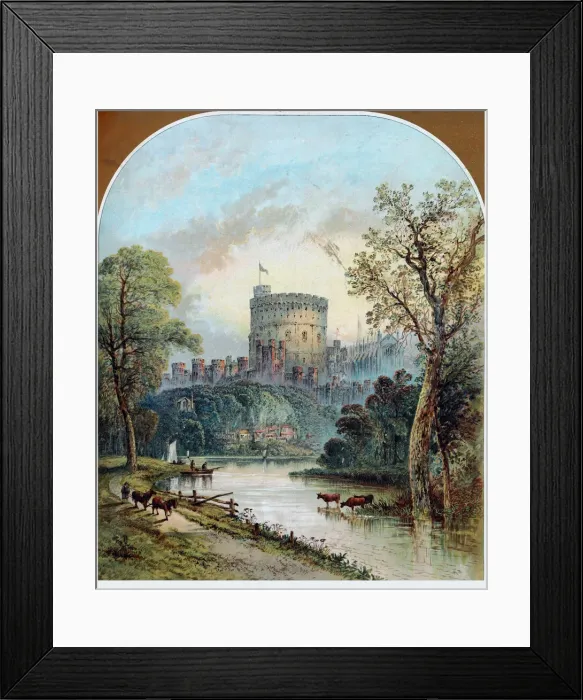 Framed Print : Windsor Castle, Windsor, Berkshire Framed Print : Windsor Castle, Windsor, Berkshire