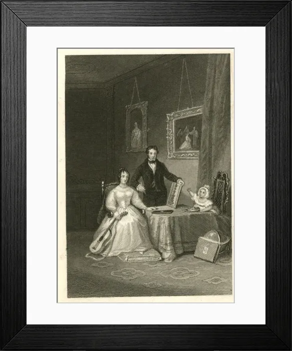 Framed Print : Parental Affection Framed Print : Parental Affection
