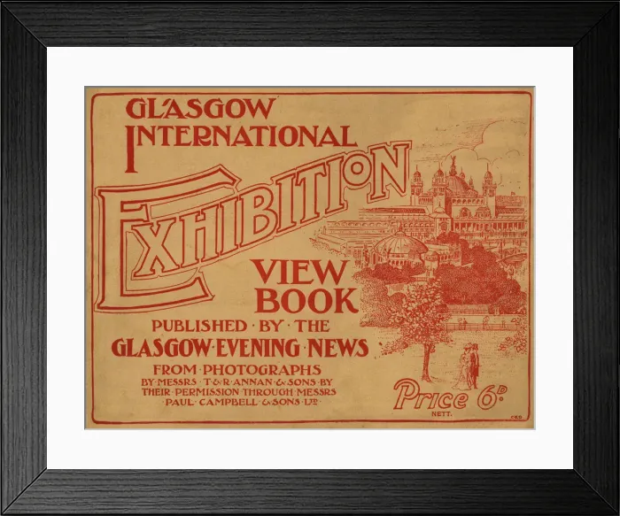Framed Print : Glasgow International Exhibition, 1901 Framed Print : Glasgow International Exhibition, 1901
