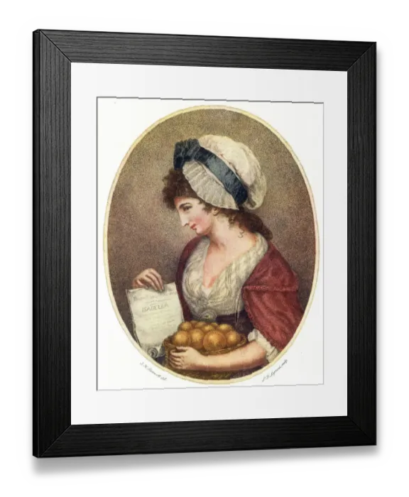 Framed Print : The Orange Girl by John Hodges Benwell Framed Print : The Orange Girl by John Hodges Benwell