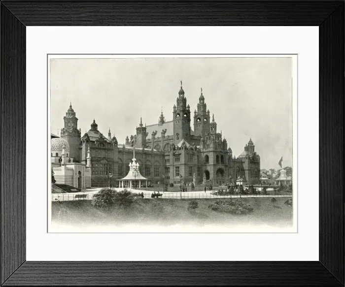 Framed Print : Glasgow International Exhibition, 1901 Framed Print : Glasgow International Exhibition, 1901