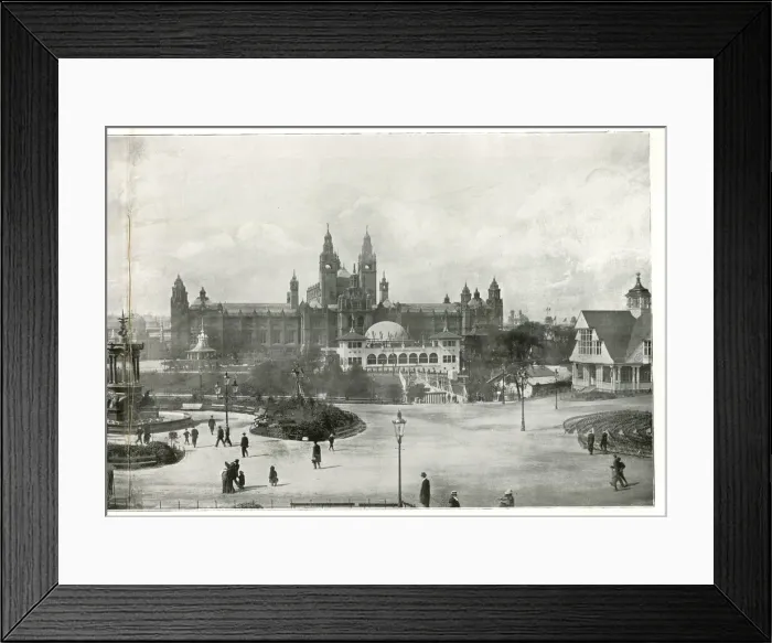 Framed Print : Glasgow International Exhibition, 1901 Framed Print : Glasgow International Exhibition, 1901