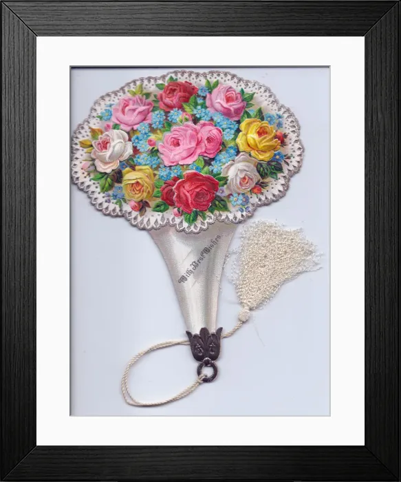 Framed Print : Greetings card in the shape of a bouquet Framed Print : Greetings card in the shape of a bouquet
