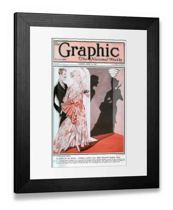 Framed Print : The Graphic front cover - return of the bustle Framed Print : The Graphic front cover - return of the bustle