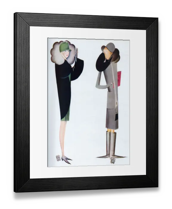 Framed Print : Englands New Voters, 1928 - Caricature by Garretto Framed Print : Englands New Voters, 1928 - Caricature by Garretto