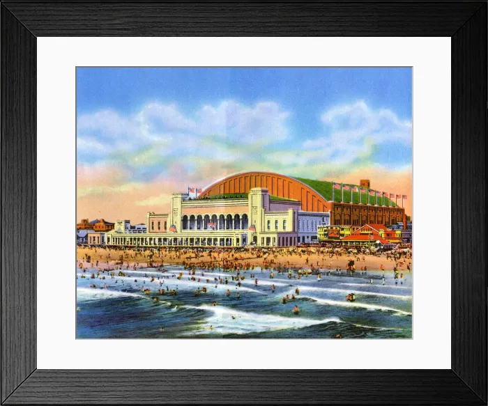 Framed Print : Boardwalk or Convention Hall, New Jersey Framed Print : Boardwalk or Convention Hall, New Jersey