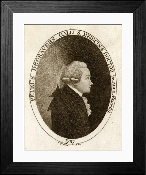 Framed Print : Profile of a doctor, man aged 39 by John Kay Framed Print : Profile of a doctor, man aged 39 by John Kay