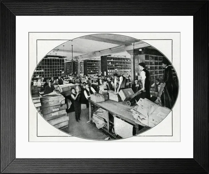 Framed Print : Bookseller WHSmith 1910 Framed Print : Bookseller WHSmith 1910
