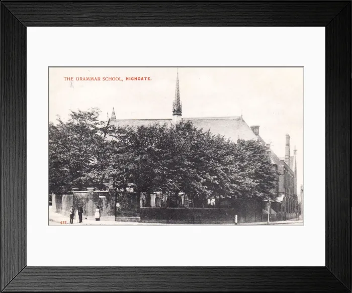 Framed Print : The Grammar School, Highgate, North London Framed Print : The Grammar School, Highgate, North London