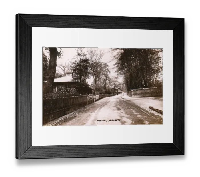 Framed Print : West Hill, Highgate, North London Framed Print : West Hill, Highgate, North London