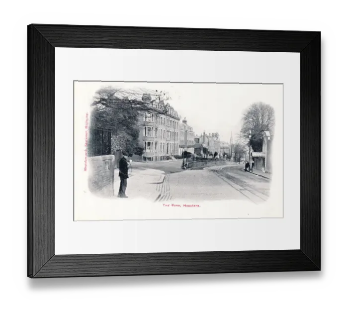 Framed Print : The Bank, Highgate, North London Framed Print : The Bank, Highgate, North London