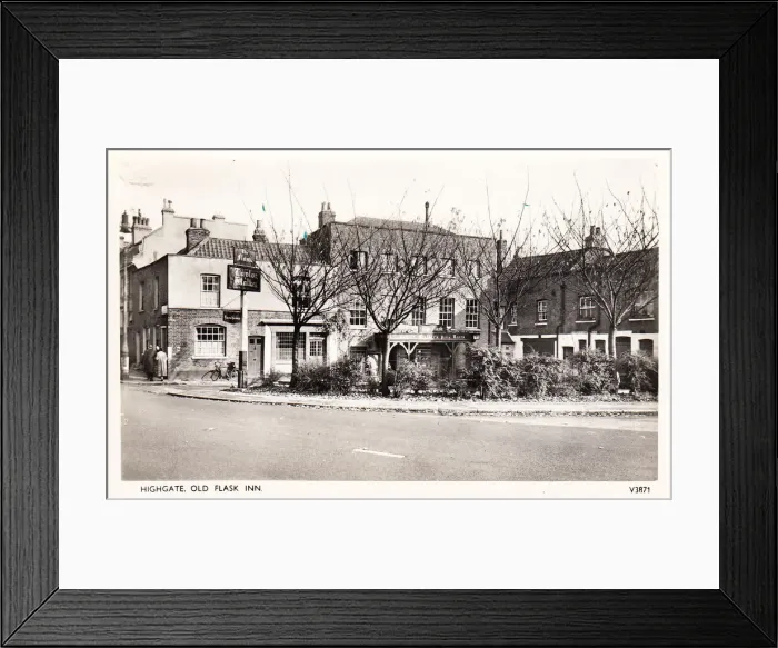 Framed Print : Old Flask Inn, Highgate, North London Framed Print : Old Flask Inn, Highgate, North London