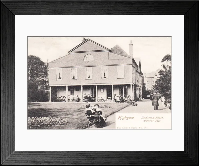 Framed Print : Lauderdale House, Waterlow Park, Highgate, North London Framed Print : Lauderdale House, Waterlow Park, Highgate, North London