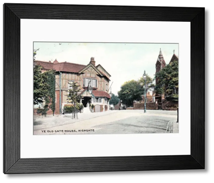 Framed Print : Ye Old Gate House, Highgate, North London Framed Print : Ye Old Gate House, Highgate, North London