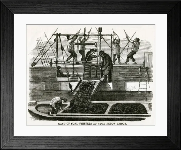 Framed Print : Coal-whippers Framed Print : Coal-whippers
