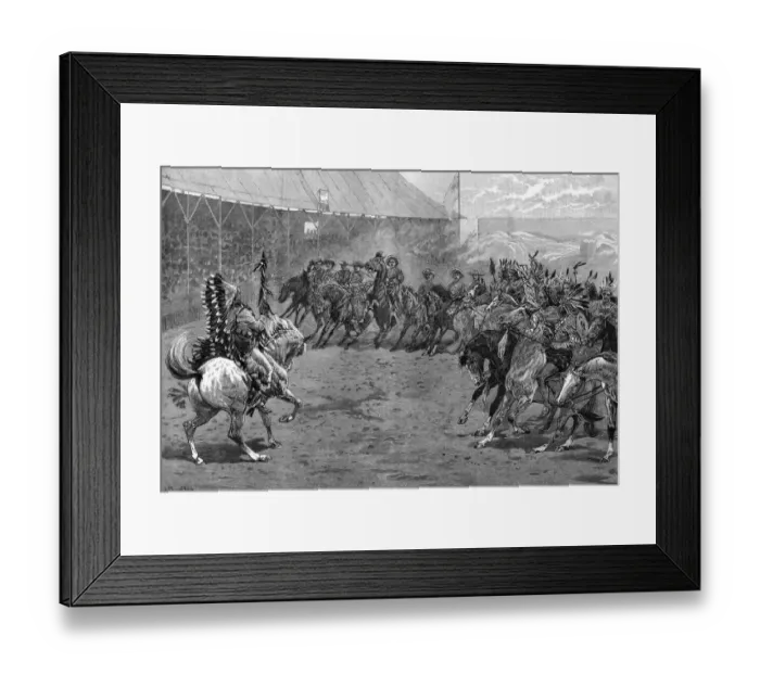 Framed Print : The Wild West Show at West Brompton Framed Print : The Wild West Show at West Brompton