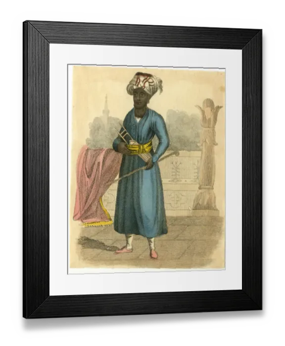 Framed Print : Arab man.. 19th century Framed Print : Arab man.. 19th century
