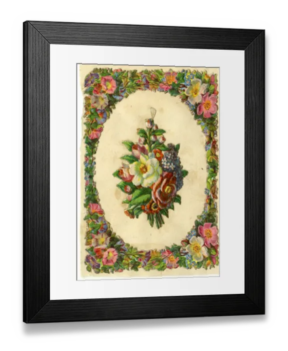 Framed Print : Floral design Framed Print : Floral design