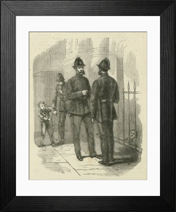 Framed Print : London policemen in daytime uniform Framed Print : London policemen in daytime uniform